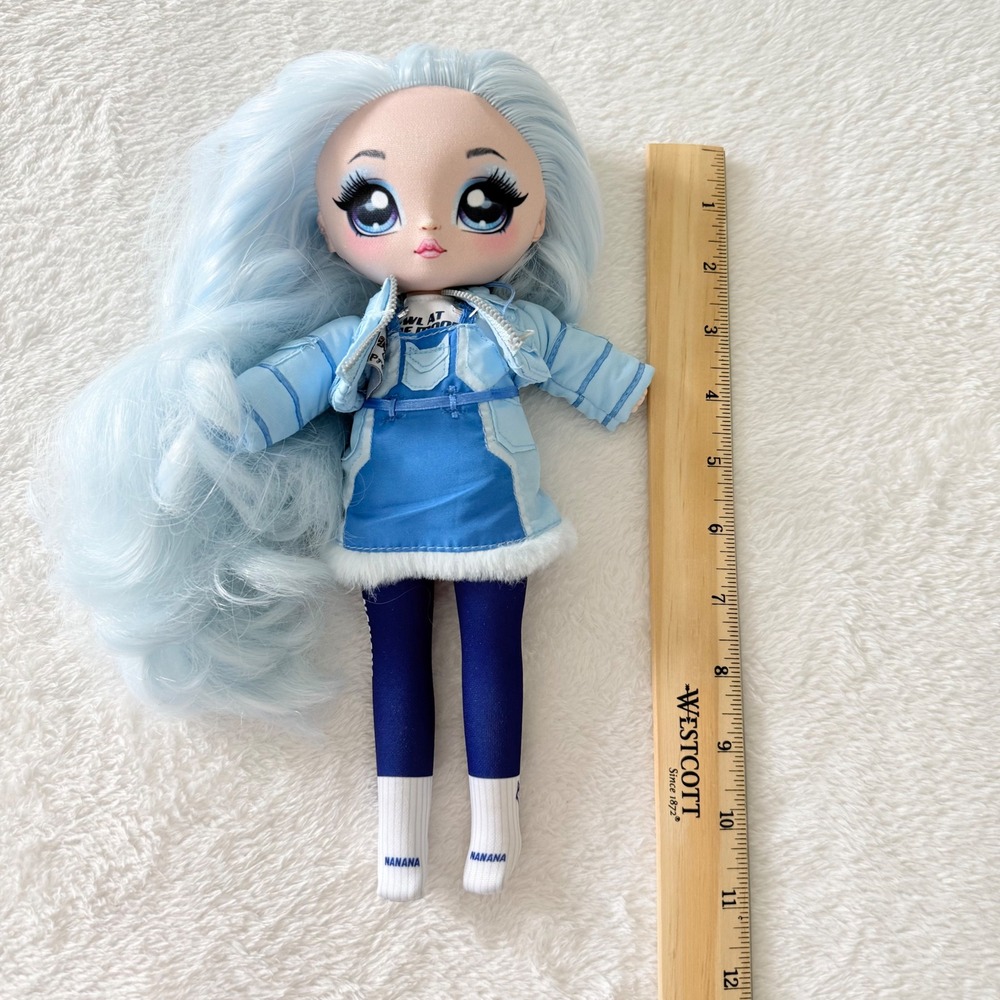 Na‎ Na Na Surprise Soft Fashion Doll Blue Hair Wolf Winter Outfit 11 inch MGA - Picture 5 of 10